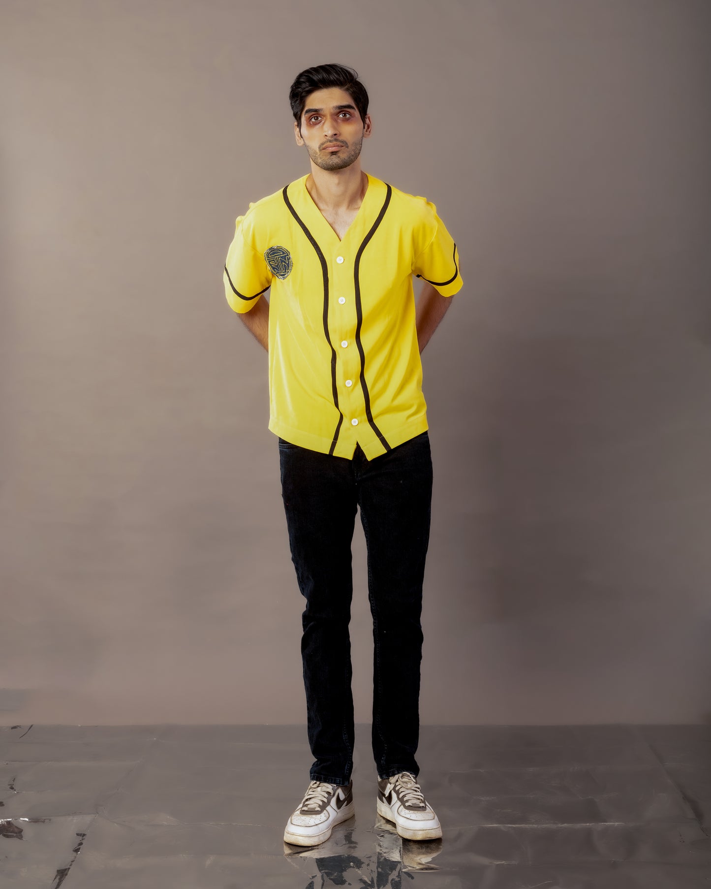 The Y2k boxy yellow shirt