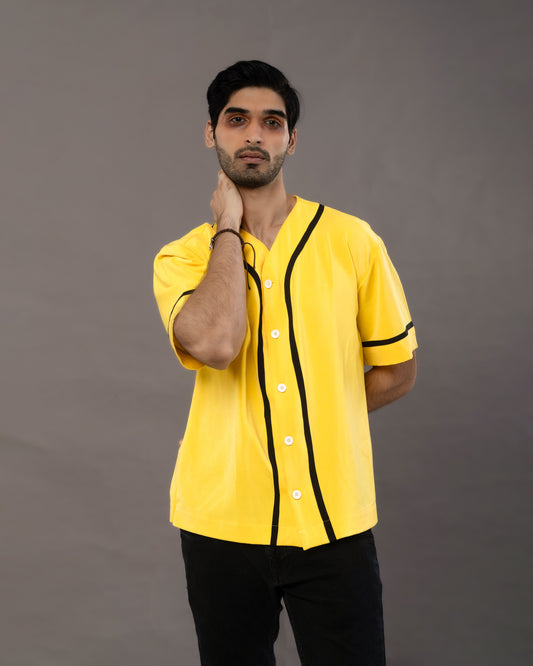 The Y2k boxy yellow shirt