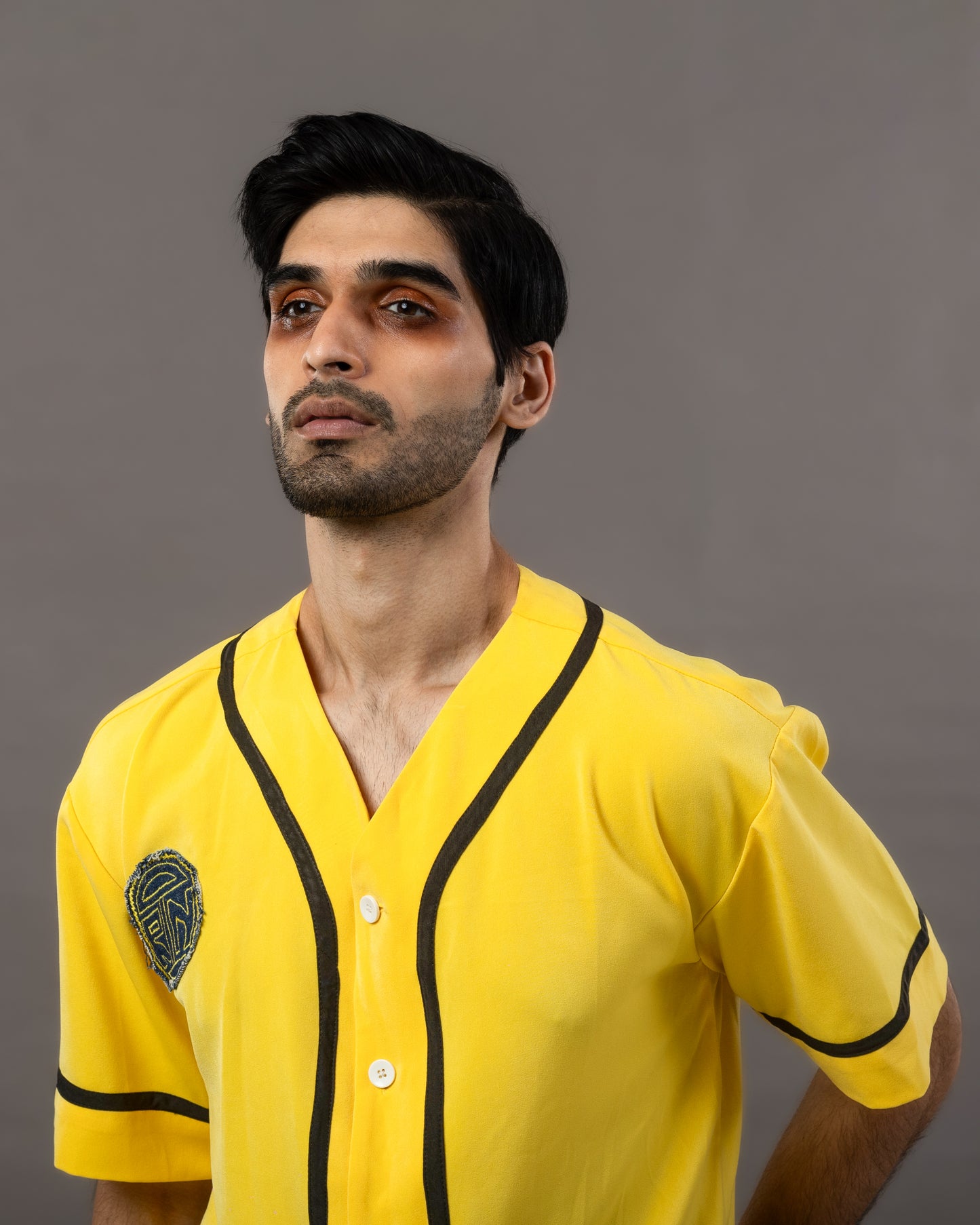 The Y2k boxy yellow shirt